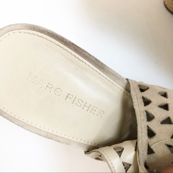 MARC FISHER Womens Suede Helina Jute Platform 8 - Picture 3 of 6